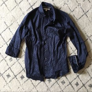 Banana Republic Navy Button Up